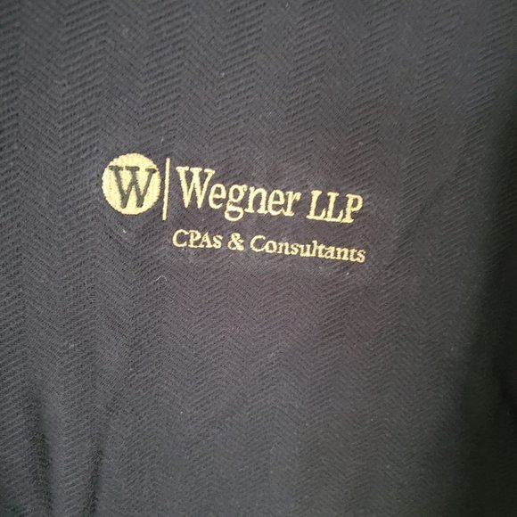 Cross Creek Navy Blue Wegner LLP Polo Shirt Size XL - Picture 10 of 14